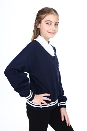 Toontoy Kız Çocuk Okul Sweatshirt