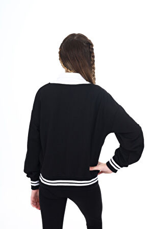 Toontoy Kız Çocuk Okul Sweatshirt