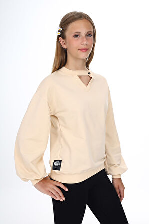Toontoy Kız Çocuk Okul Sweatshirt