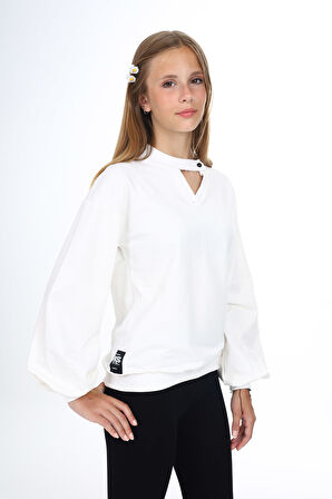 Toontoy Kız Çocuk Okul Sweatshirt