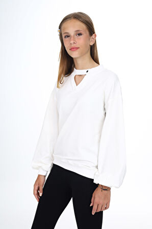 Toontoy Kız Çocuk Okul Sweatshirt