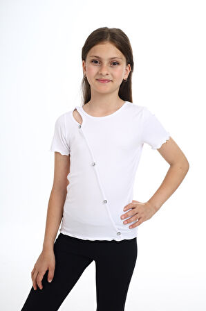 Toontoy Kız Çocuk Okul Tişört