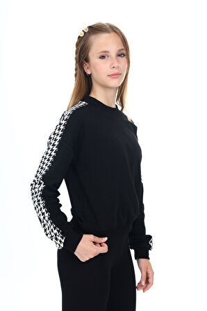 Toontoy Kız Çocuk Baskılı Sweatshirt