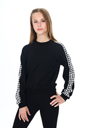 Toontoy Kız Çocuk Baskılı Sweatshirt