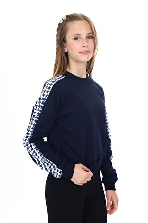 Toontoy Kız Çocuk Baskılı Sweatshirt