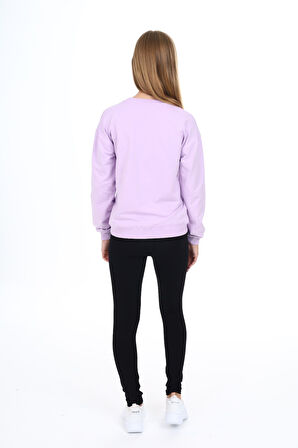 Toontoy Kız Çocuk Baskılı Taytlı Takım