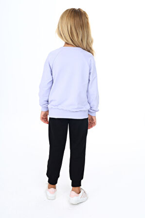 Toontoy Kız Çocuk Baskılı Eşofman Takım