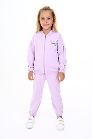 Toontoy Kız Çocuk Baskılı Eşofman Takım