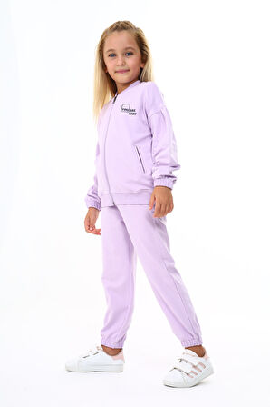 Toontoy Kız Çocuk Baskılı Eşofman Takım