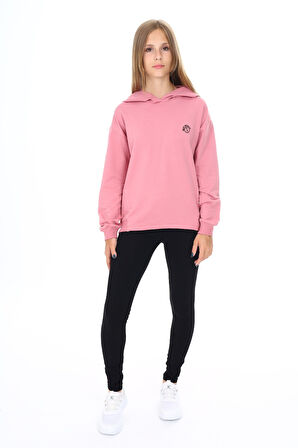 Toontoy Kız Çocuk Nakışlı Taytlı Takım