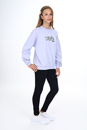 Toontoy Kız Çocuk Nakışlı Taytlı Takım