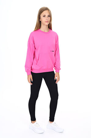 Toontoy Kız Çocuk Nakışlı Taytlı Takım