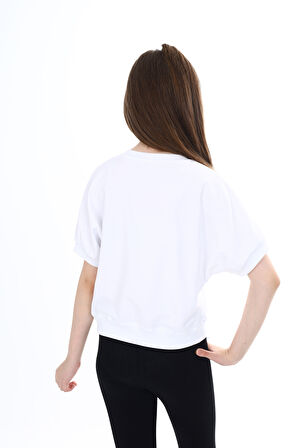 Toontoy Kız Çocuk Armalı Tişört