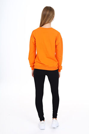 Toontoy Kız Çocuk Baskılı Taytlı Takım