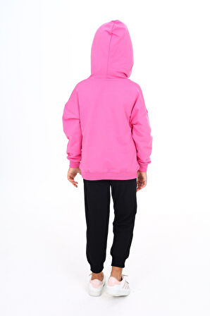 Toontoy Kız Çocuk Baskılı Eşofman Takım