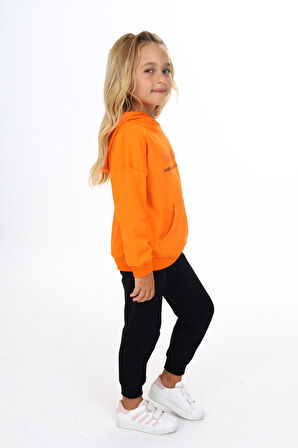 Toontoy Kız Çocuk Baskılı Eşofman Takım