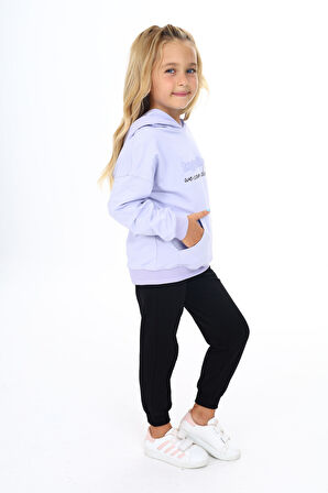 Toontoy Kız Çocuk Baskılı Eşofman Takım