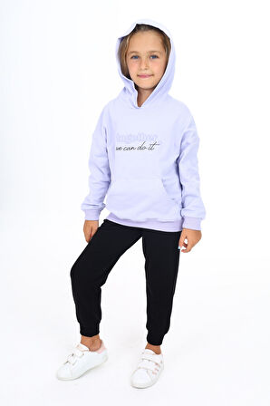 Toontoy Kız Çocuk Baskılı Eşofman Takım