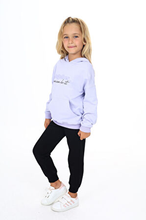 Toontoy Kız Çocuk Baskılı Eşofman Takım