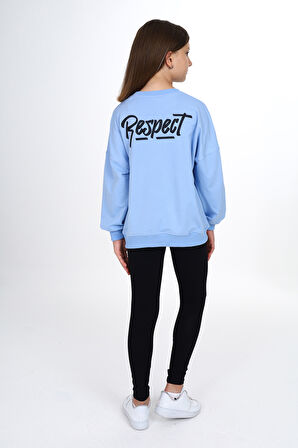 Toontoy Kız Çocuk Baskılı Taytlı Takım