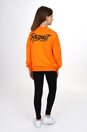 Toontoy Kız Çocuk Baskılı Taytlı Takım