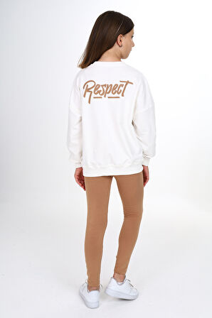 Toontoy Kız Çocuk Baskılı Taytlı Takım