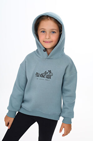 Toontoy Kız Çocuk Baskılı Sweatshirt
