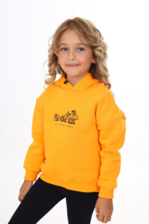 Toontoy Kız Çocuk Baskılı Sweatshirt