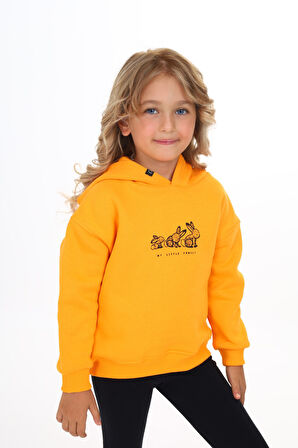 Toontoy Kız Çocuk Baskılı Sweatshirt