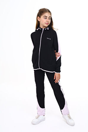 Toontoy Kız Çocuk Baskılı Eşofman Takım