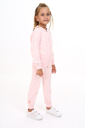 Toontoy Kız Çocuk Armalı Eşofman Takım