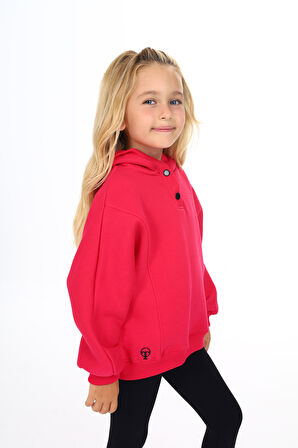 Toontoy Kız Çocuk Nakışlı Sweatshirt