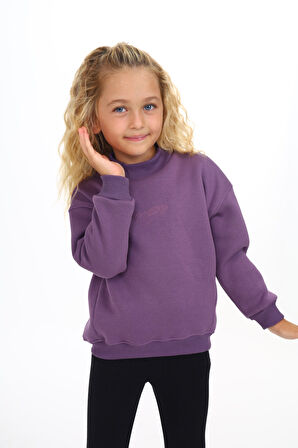 Toontoy Kız Çocuk Nakışlı Sweatshirt