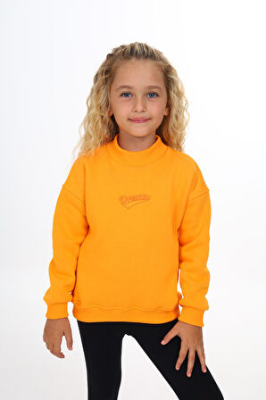 Toontoy Kız Çocuk Nakışlı Sweatshirt