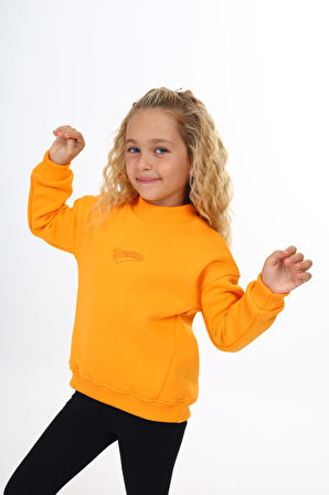 Toontoy Kız Çocuk Nakışlı Sweatshirt