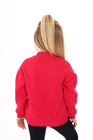 Toontoy Kız Çocuk Nakışlı Sweatshirt