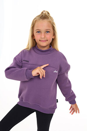 Toontoy Kız Çocuk Nakışlı Sweatshirt