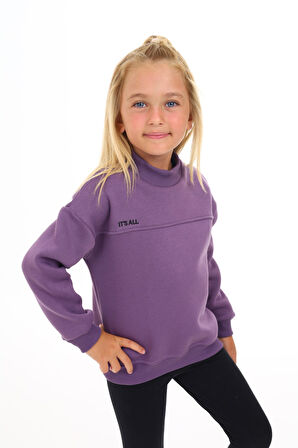 Toontoy Kız Çocuk Nakışlı Sweatshirt