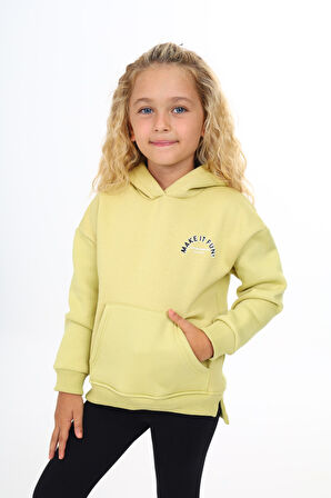 Toontoy Kız Çocuk Baskılı Sweatshirt
