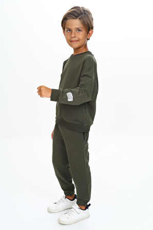 Toontoy Erkek Çocuk Armalı Eşofman Takım