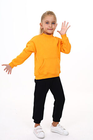 Toontoy Kız Çocuk Nakışlı Eşofman Takım