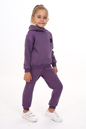 Toontoy Kız Çocuk Nakışlı Eşofman Takım