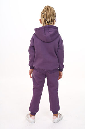 Toontoy Kız Çocuk Nakışlı Eşofman Takım