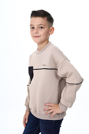 Toontoy Erkek Çocuk Baskılı Sweatshirt