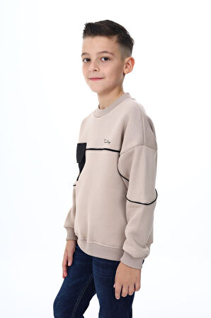 Toontoy Erkek Çocuk Baskılı Sweatshirt