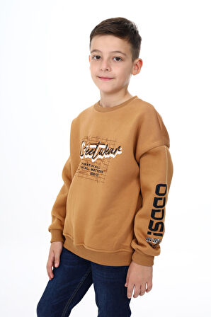 Toontoy Erkek Çocuk Baskılı Sweatshirt