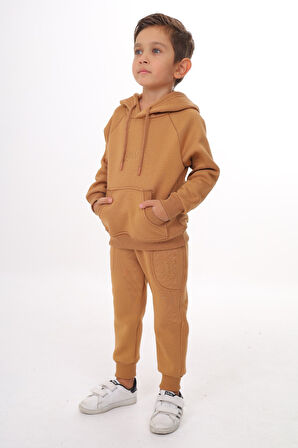 Toontoy Erkek Çocuk Nakışlı Eşofman Takım