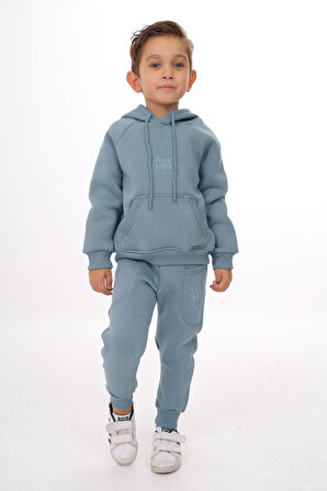 Toontoy Erkek Çocuk Nakışlı Eşofman Takım