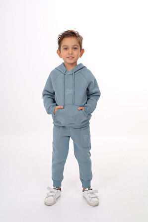 Toontoy Erkek Çocuk Nakışlı Eşofman Takım