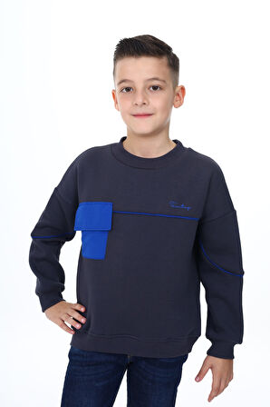 Toontoy Erkek Çocuk Baskılı Sweatshirt